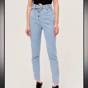 For Love &amp; Lemons Josephine High Waist Denim Pants – Small