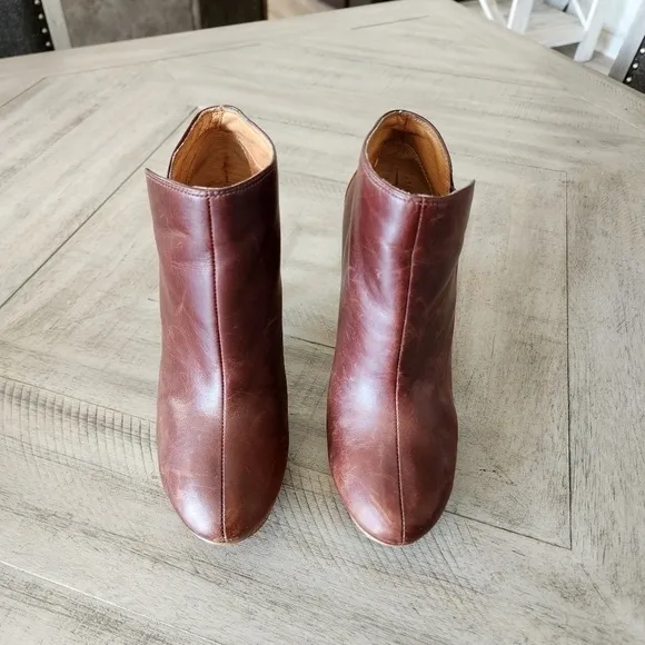Fossil Leather Ankle Boots