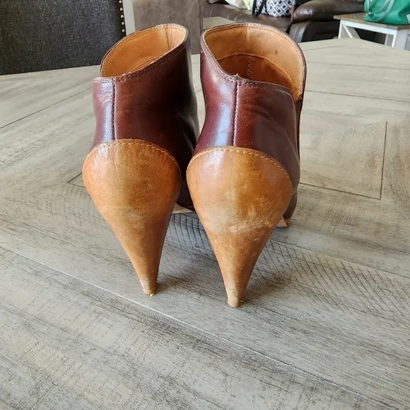 Fossil Leather Ankle Boots
