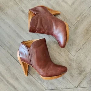 Fossil Leather Ankle Boots