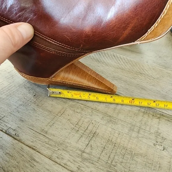 Fossil Leather Ankle Boots