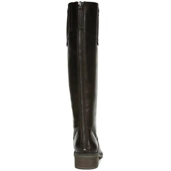 FRANCO SARTO Becky BROWN Weathered Leather WIDE CALF Boots Women's 6.5 NEW