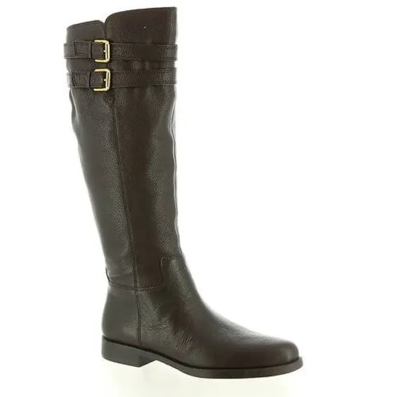 Franco Sarto Leather Knee-high Boots Sz 9 NWB