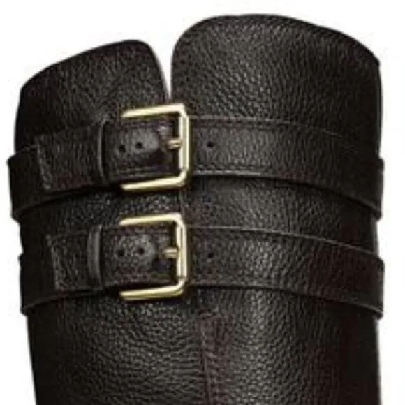 Franco Sarto Leather Knee-high Boots Sz 9 NWB