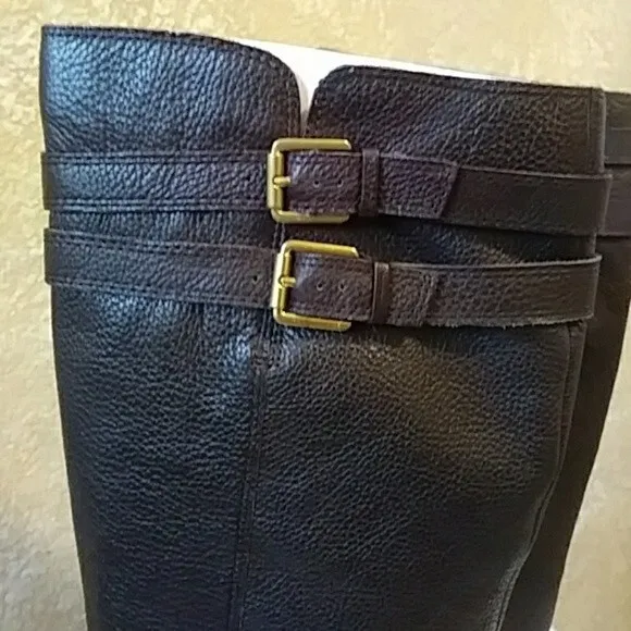 Franco Sarto Leather Knee-high Boots Sz 9 NWB