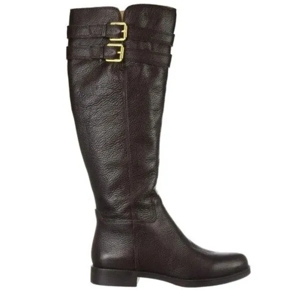 Franco Sarto Leather Knee-high Boots Sz 9 NWB