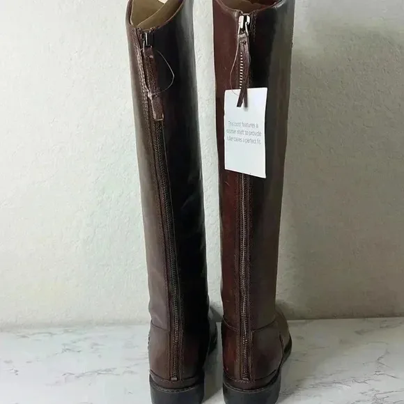 Franco Sarto Womens Meyer Leather Tall Knee-High Boots Size 7.5 M
