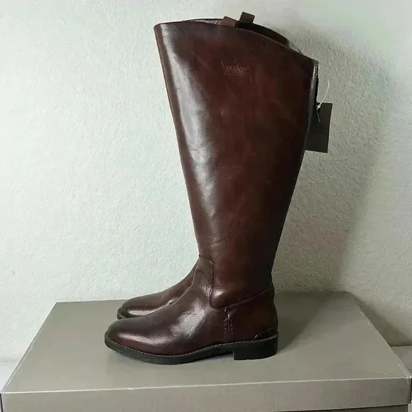 Franco Sarto Womens Meyer Leather Tall Knee-High Boots Size 7.5 M