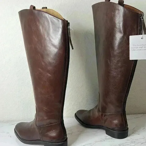Franco Sarto Womens Meyer Leather Tall Knee-High Boots Size 7.5 M