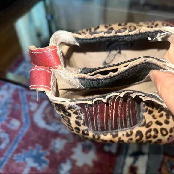FREE BIRD By Steven  Print Leather Ankle Boots, pre loved 🥰