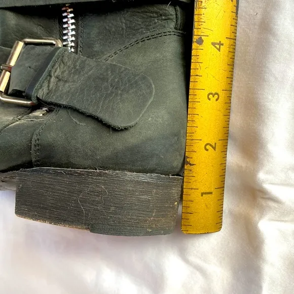 Free People by Dolce Vita Black Motorcycle Boots Women’s 8