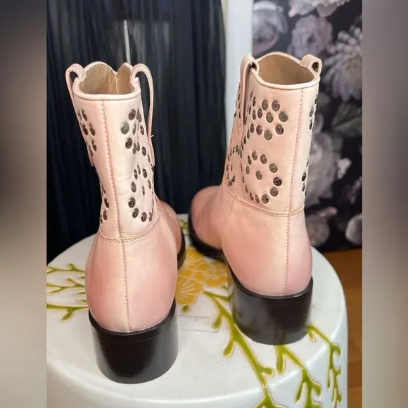 Free People Harmony Studded Ankle Boots/ size 6.5