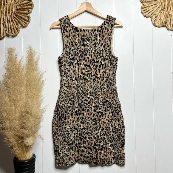 Free People mini dress cotton stretchy bodycon open back ruched Small