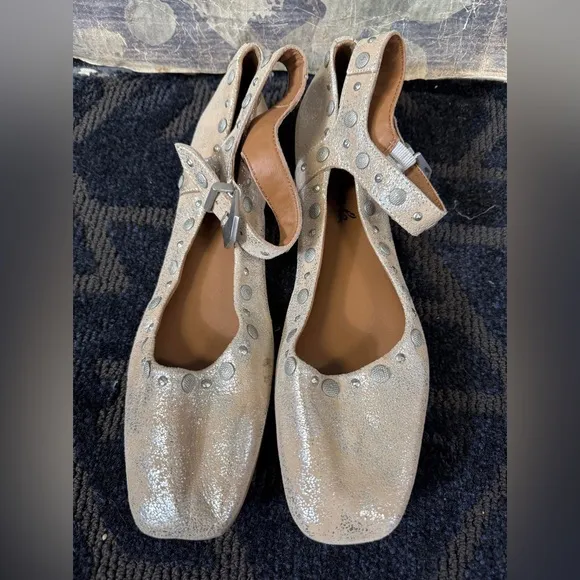Free People Mystic Mary Jane Flats Size 41