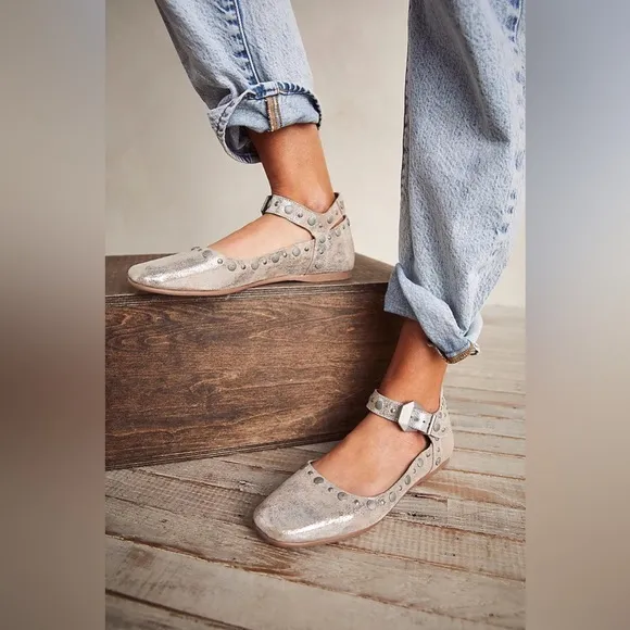 Free People Mystic Mary Jane Flats Size 41