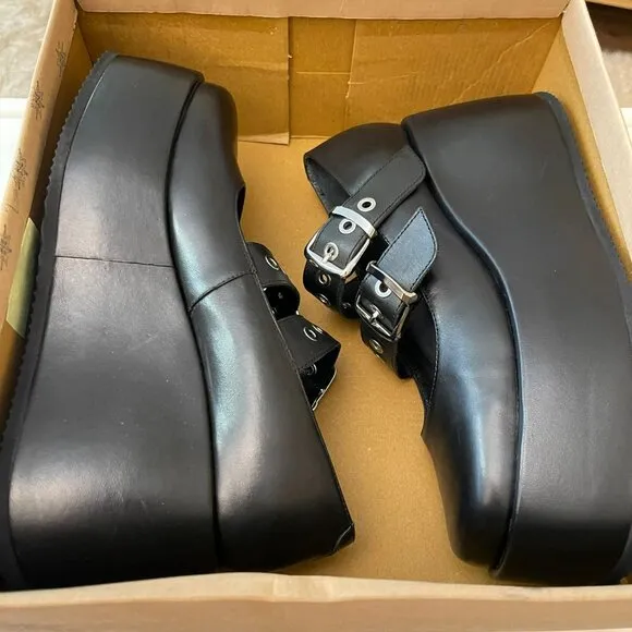 Free People Rhys Mary Jane Platform Boho Punk Gothic Shoes Size 8.5 NEW