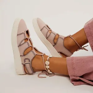FREE PEOPLE Thirty Love Cutaway Sneakers / Ember