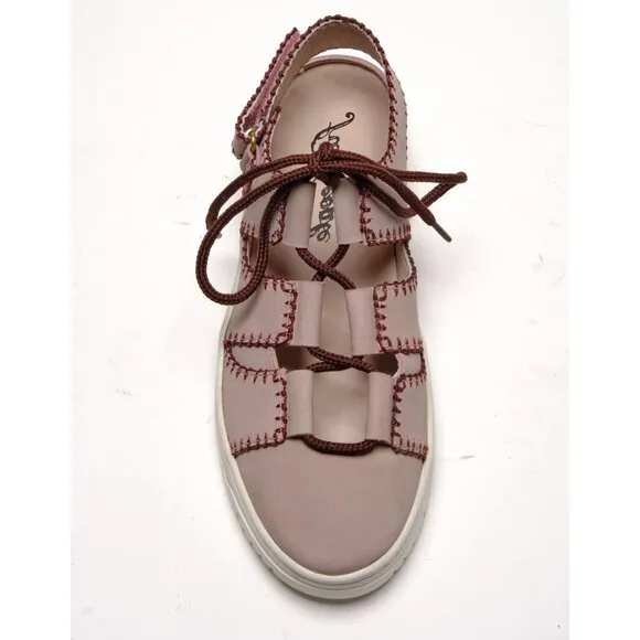 FREE PEOPLE Thirty Love Cutaway Sneakers / Ember
