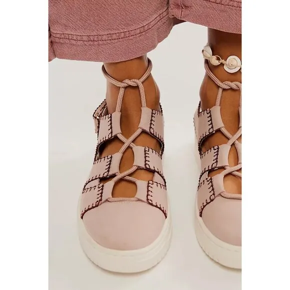 FREE PEOPLE Thirty Love Cutaway Sneakers / Ember
