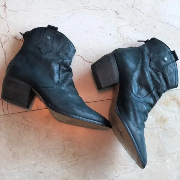 Free People Women’s Black Ankle Boots