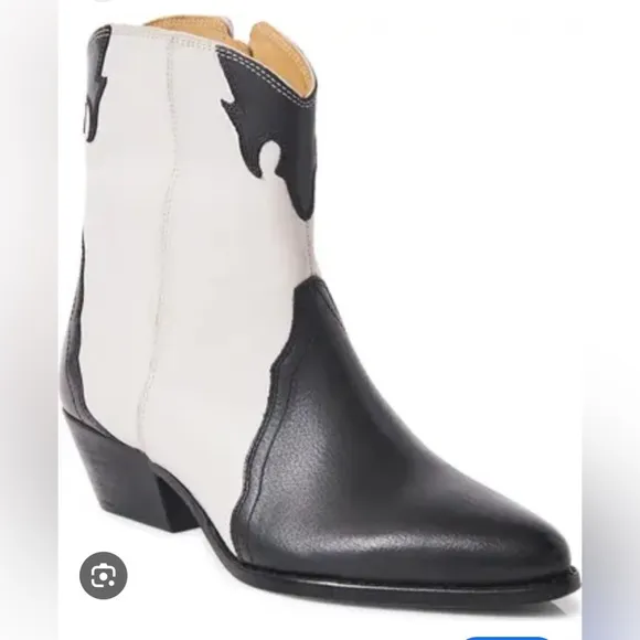 Free PeopleNew Frontier Western Boot in Arctic Fox Combo New Without Tags