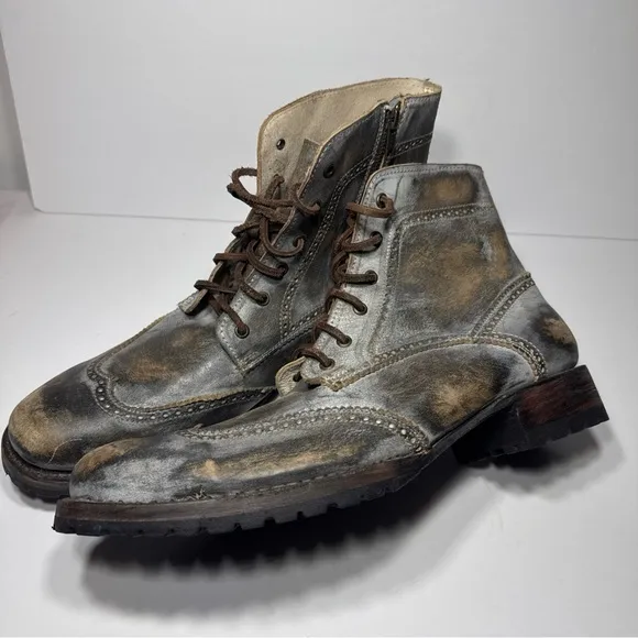 Freebird by Steven Gray Boots with Lace-up Design and Rugged Sole