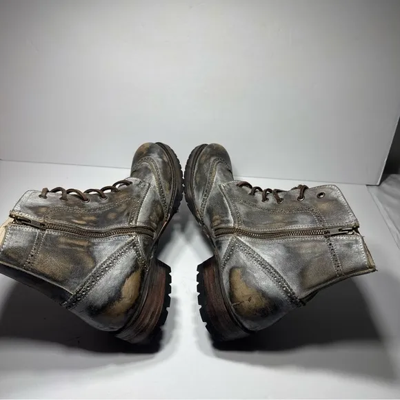Freebird by Steven Gray Boots with Lace-up Design and Rugged Sole