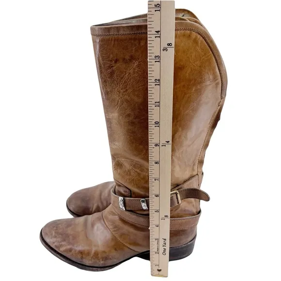 Freebird Drove leather boots western buckle