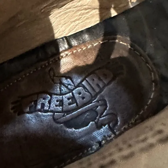 Freebird Rare Scarlett Black Croco Shoes Booties Leather Western 6 with Box