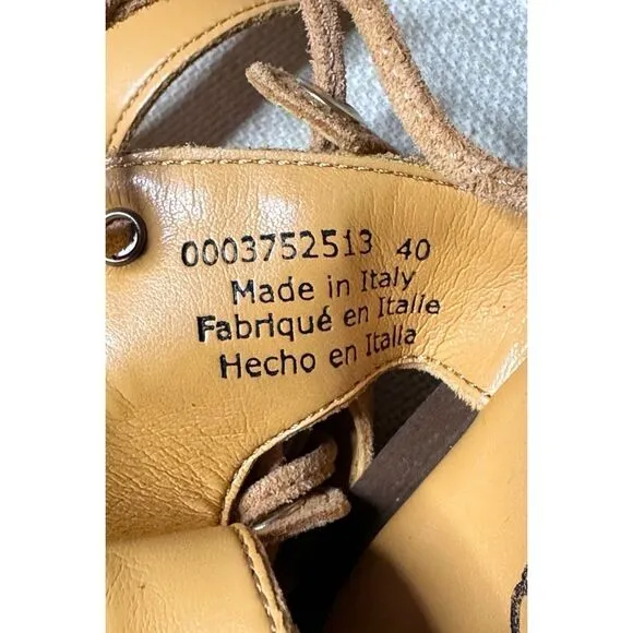 Free People FP Collection Sun Chaser Leather Gladiator Sandals