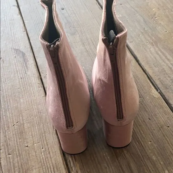 Free People velvet boots NWOB
