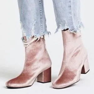 Free People velvet boots NWOB