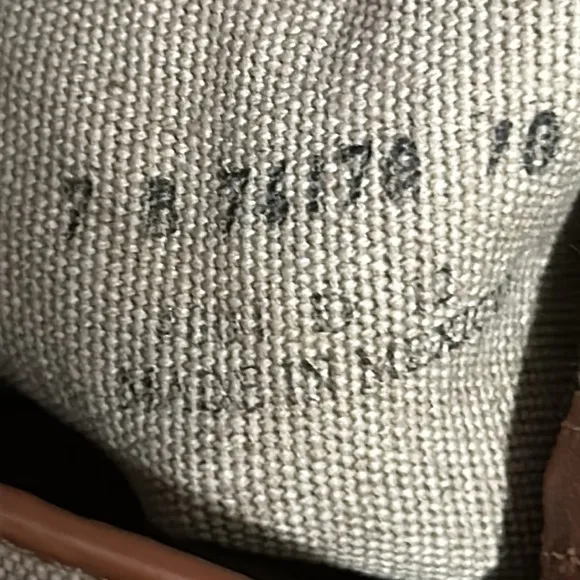 Frye 76170 Melissa Button Leather Canvas Riding Boots Size 7