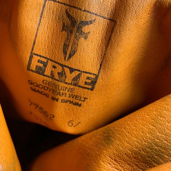 Frye Beige 77562 Dorado Riding Leather Motorcycle Tall Women's Chopper Boots 6