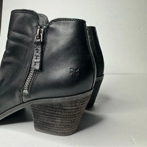 Frye black ankle boots size 8.5