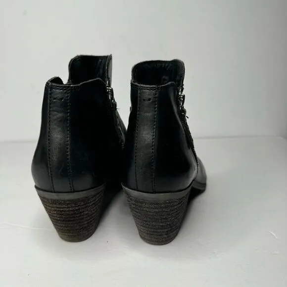 Frye black ankle boots size 8.5