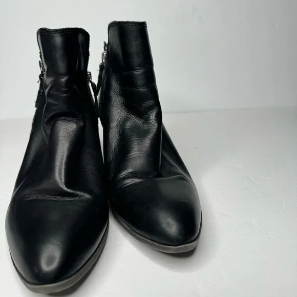 Frye black ankle boots size 8.5