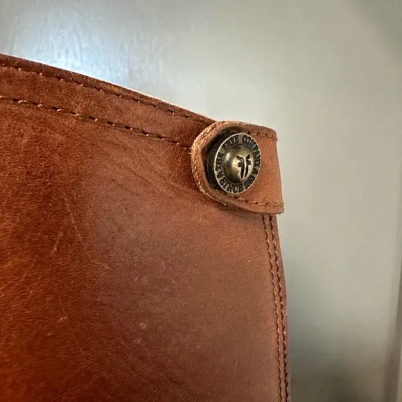 FRYE Brown Leather Riding Boots