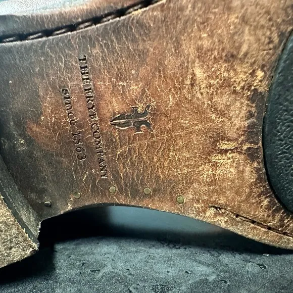 FRYE Brown Leather Riding Boots