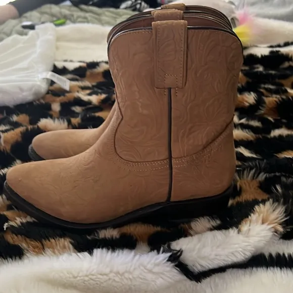 Frye cowboy mini boots