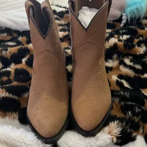 Frye cowboy mini boots