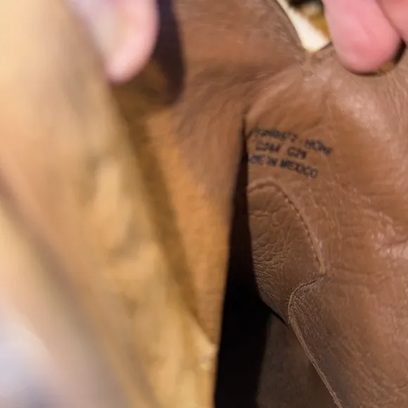 Frye cowboy mini boots