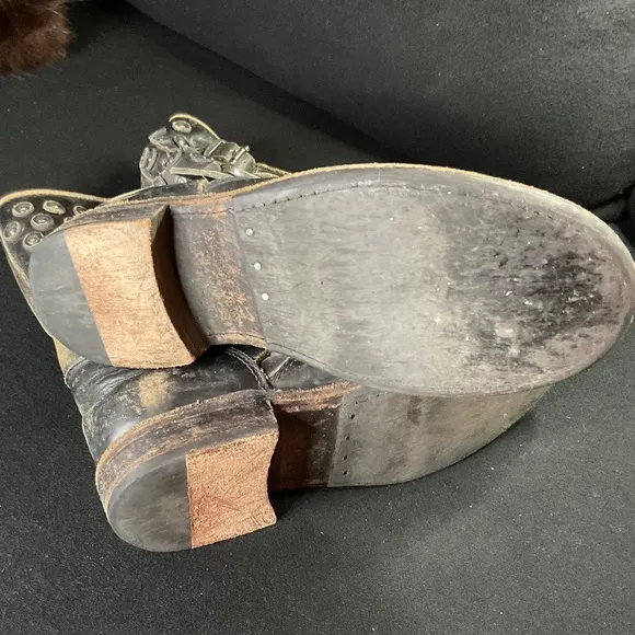 Frye distressed Motorcycle Boots