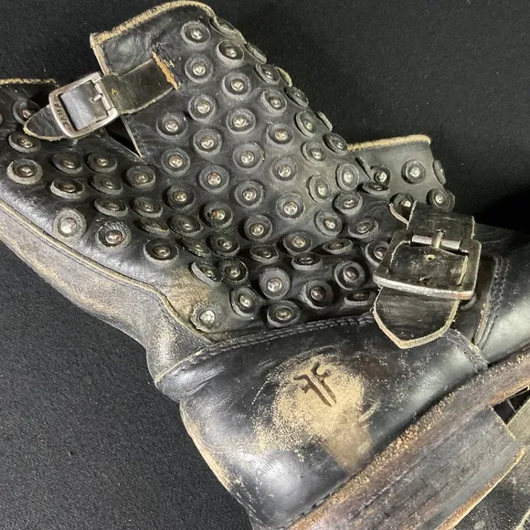 Frye distressed Motorcycle Boots