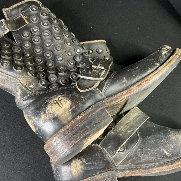 Frye distressed Motorcycle Boots