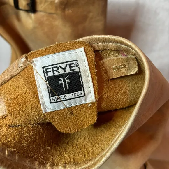 Frye leather ankle boots size 9.5