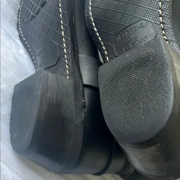 Frye leather upper Black  Boots motorcycle western cowboy Sz 91/2 M   U.S.A