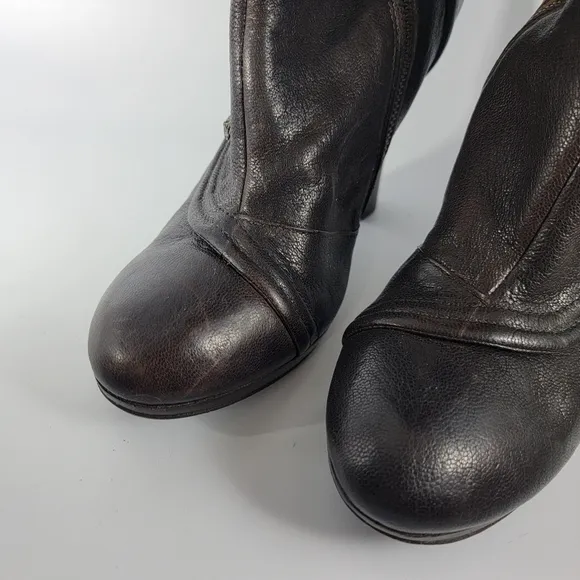 Frye Matilda Button Boots Victorian 4&quot; Heel Bohemian Steam Punk Sexy Size 9