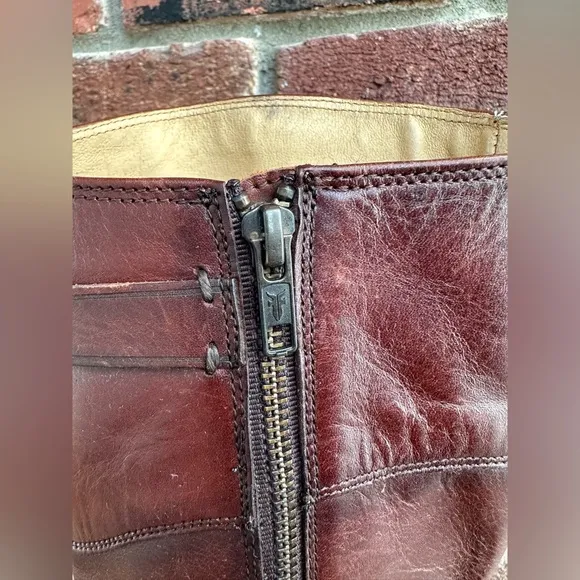 Frye Molly Button Tall Equestrian Riding Boots