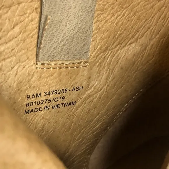 Frye Reina Side Zip Western Ankle Bootie in Ash Ombre Distressed Size 9.5M